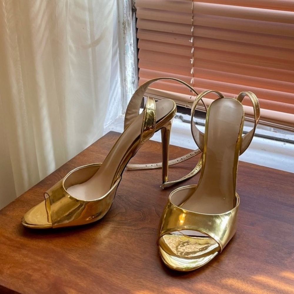 Elegant Gold Heels